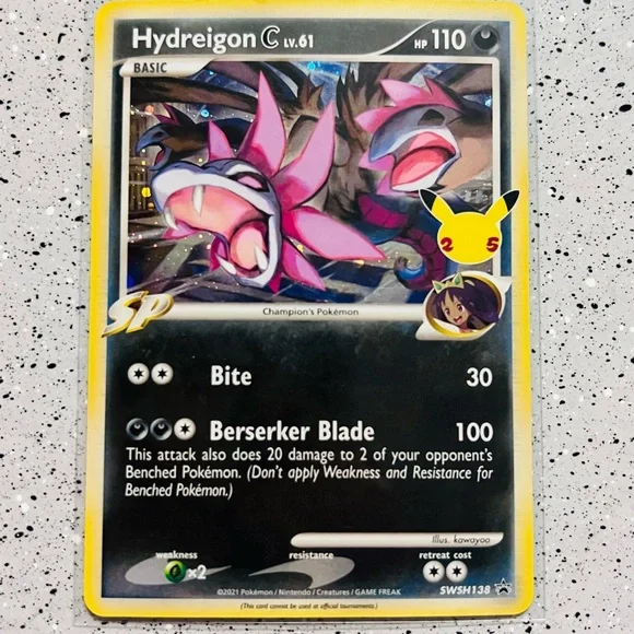 JUMBO Hydreigon C SWSH138 Celebrations Ultra Rare Holo Promo NM💎 - Picture 2 of 4